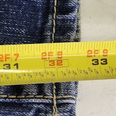 Ariat Jeans Women's 29R Blue FR Flame Resistant Mid Rise Boot Western Work Wear - Thumbnail 3