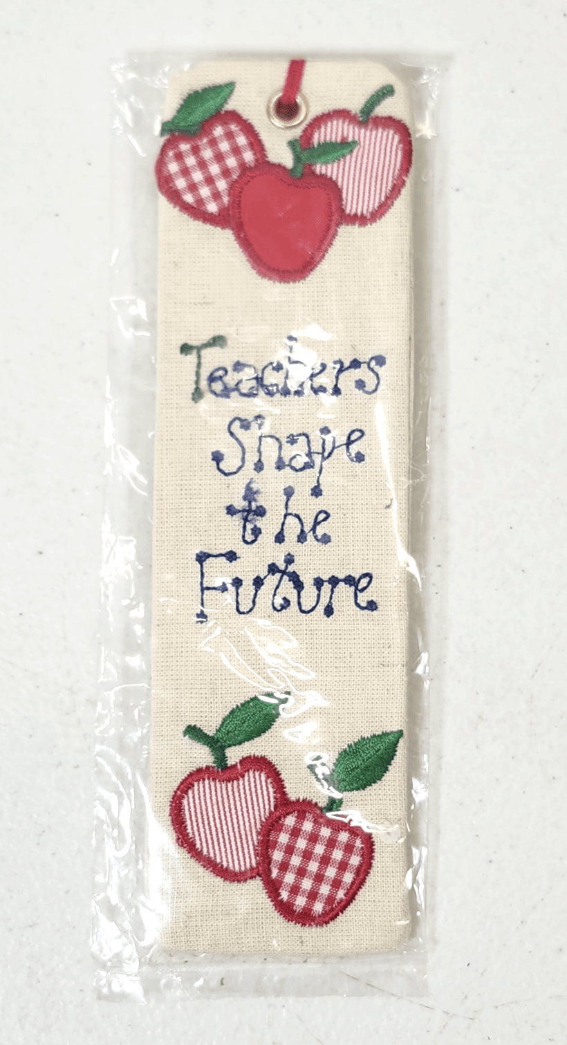 Russ Cross Stitch Bookmark Teachers Shape The Future Gift NEW