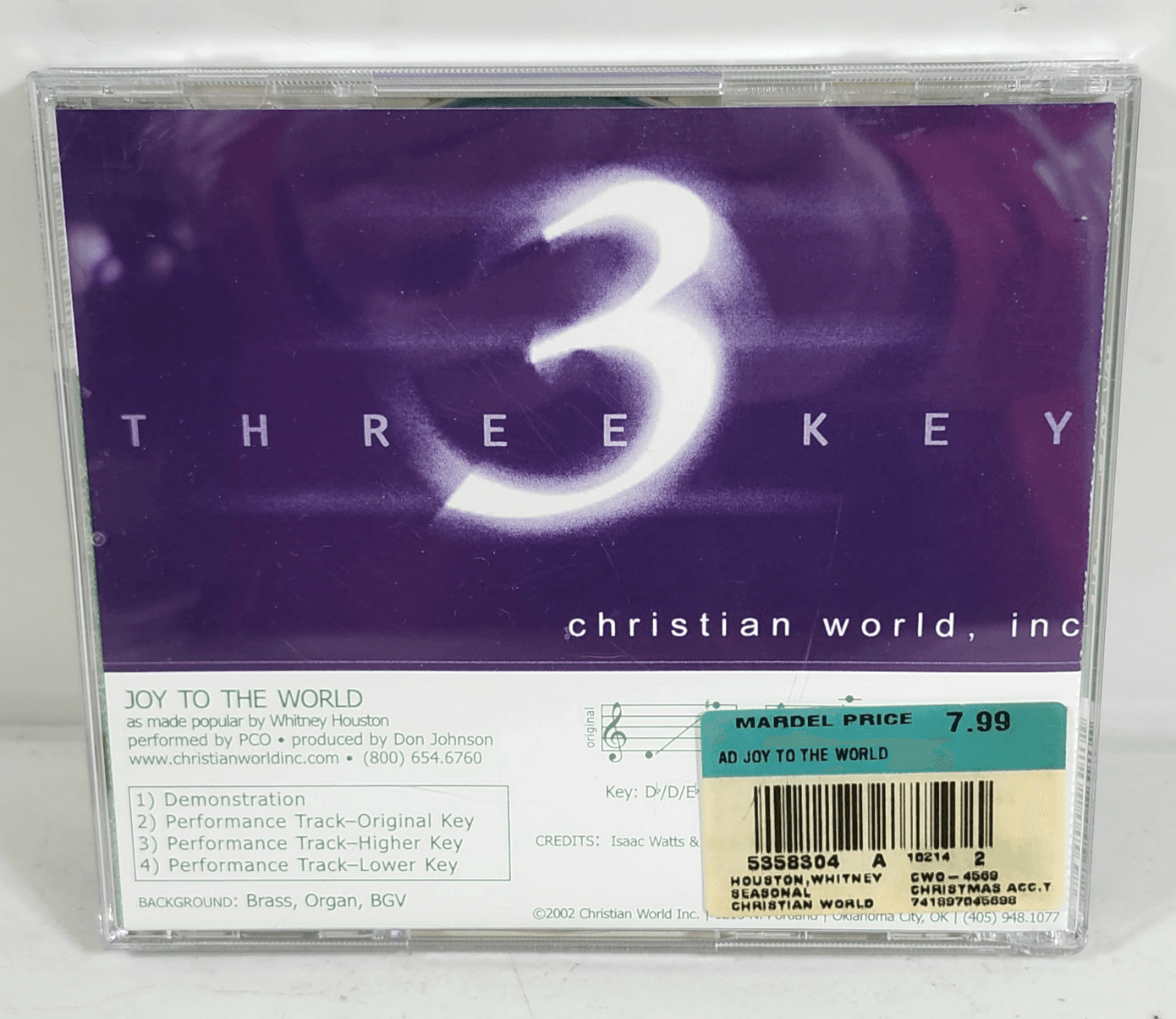 Christian Sound Performance Accompaniment Track Joy To The World By Whitney H. - Thumbnail 4