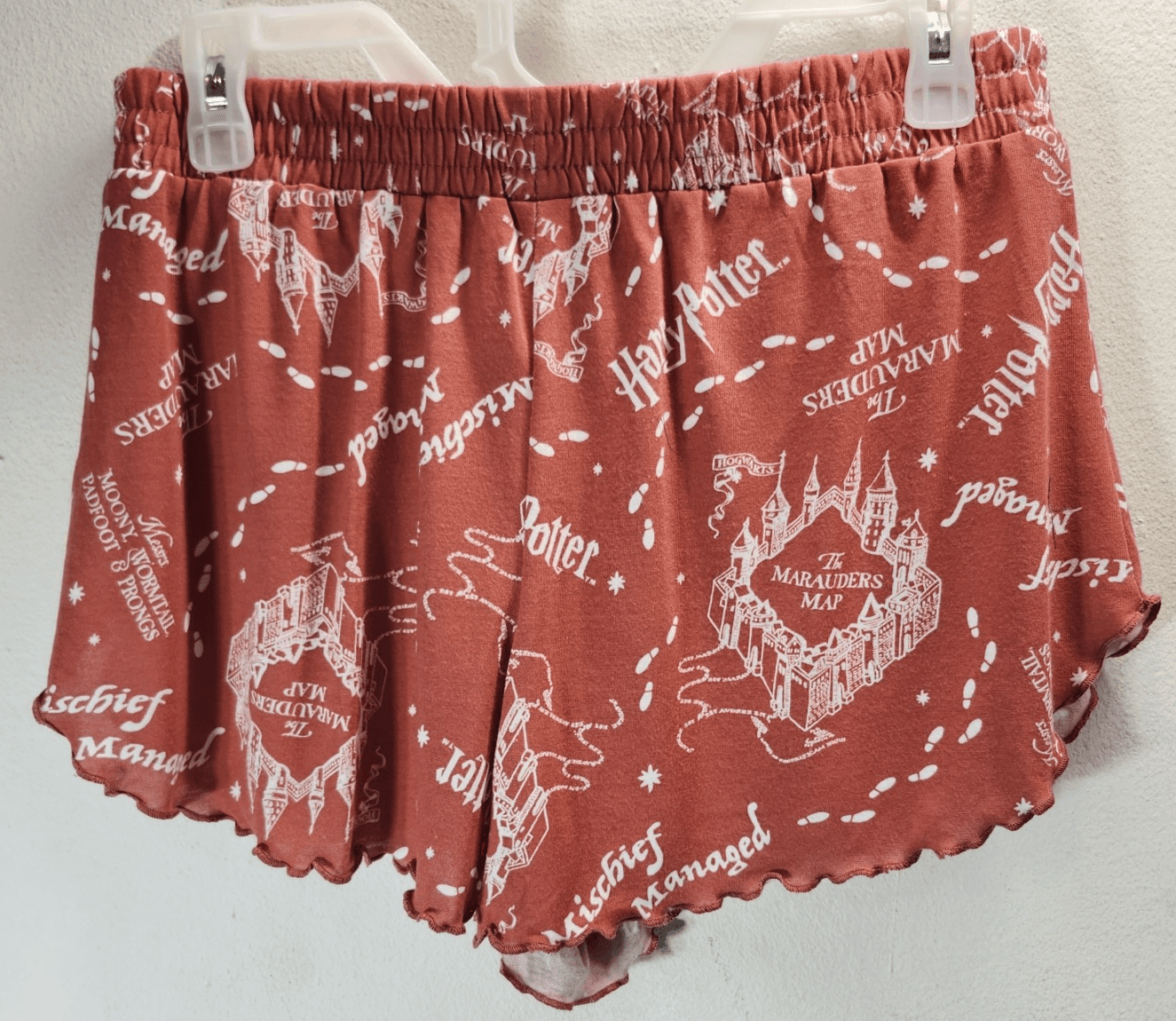 Harry Potter Women's Small Shorts All Over Graphic Casual Lounge Comfort - Thumbnail 4