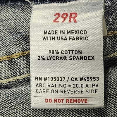 Ariat Jeans Women's 29R Blue FR Flame Resistant Mid Rise Boot Western Work Wear - Thumbnail 9