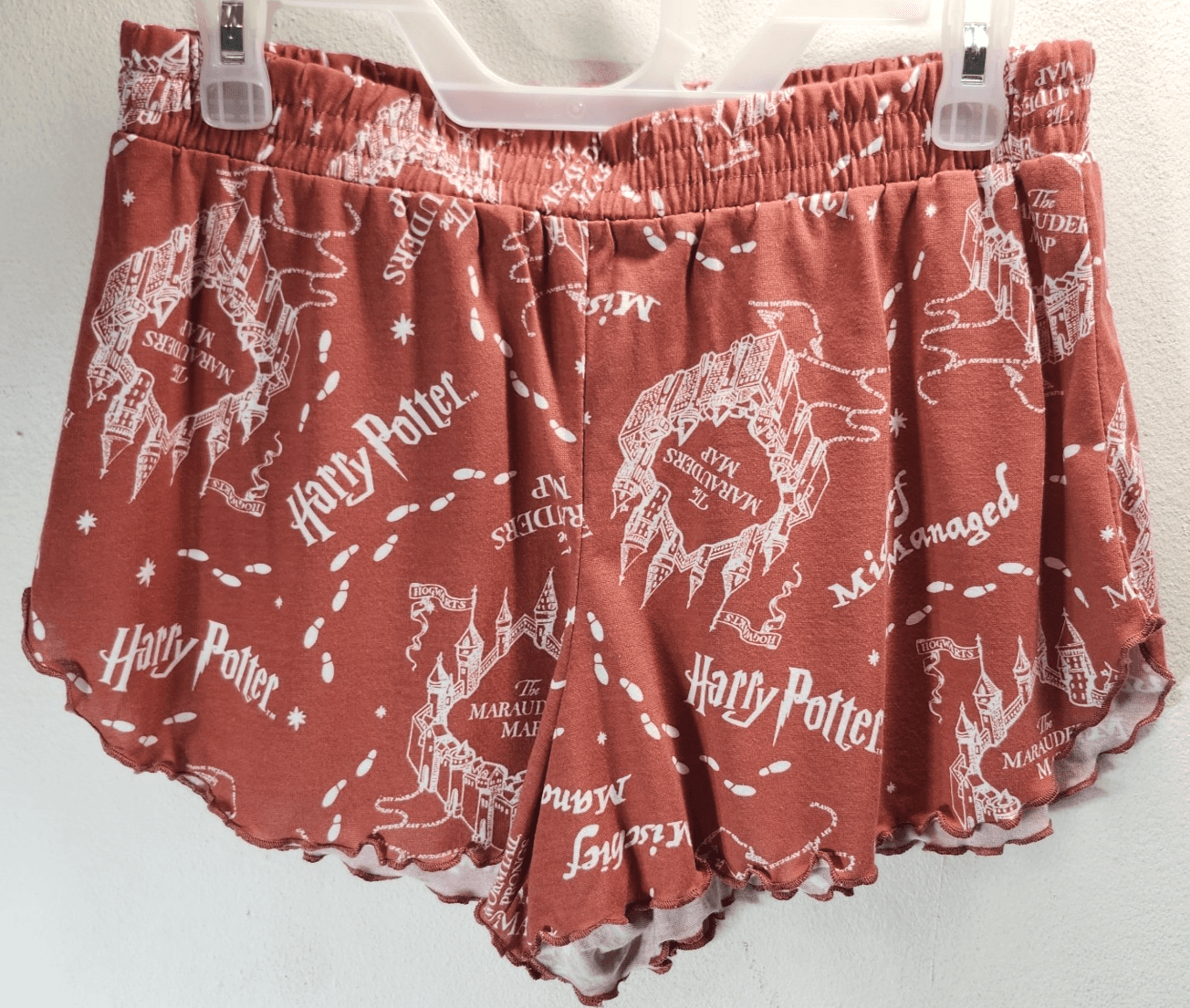 Harry Potter Women's Small Shorts All Over Graphic Casual Lounge Comfort - Thumbnail 5