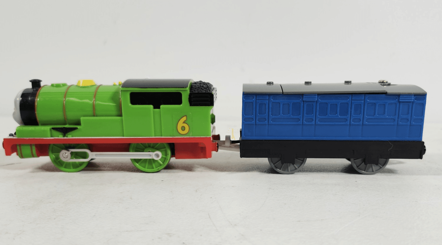 Thomas & Friends Trackmaster RC Percy Train With Remote 2007 Hit Toy Works - Thumbnail 2