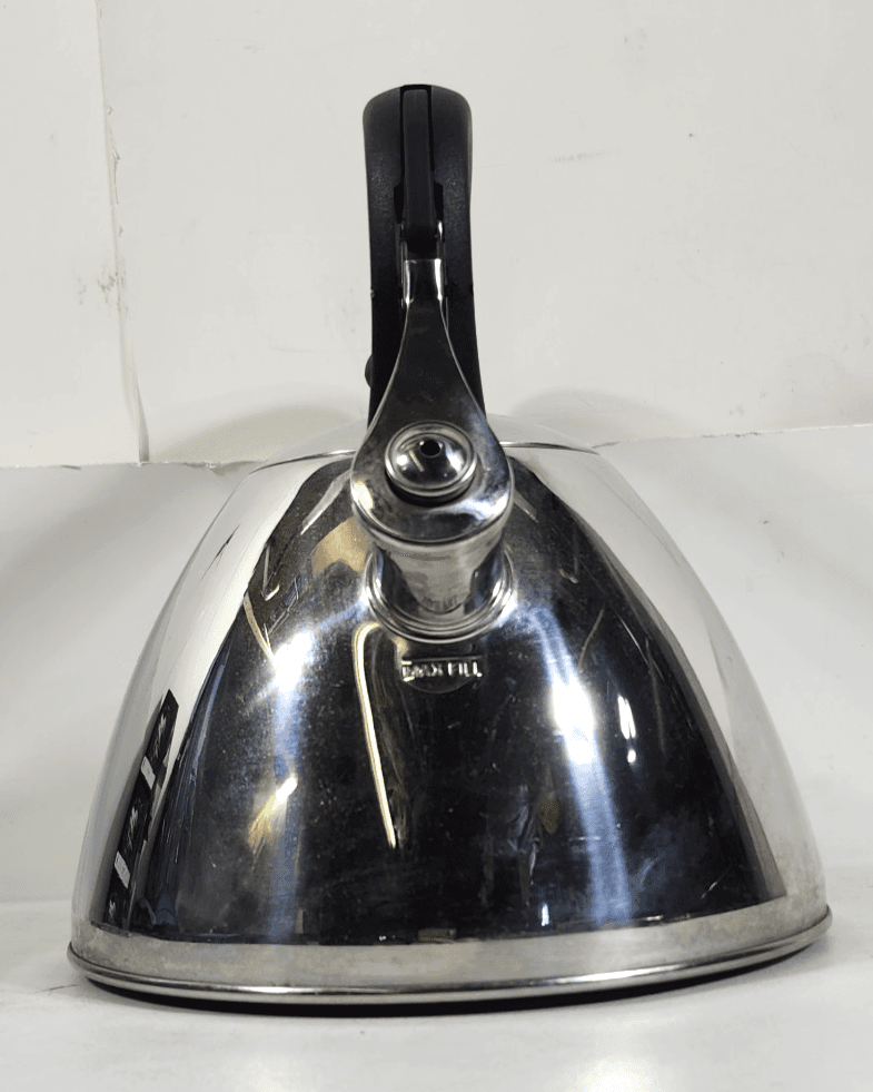 2 Quart Tea Pot Prime Gourmet Stainless Steel Whistling Tea Kettle - Thumbnail 2