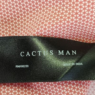 Cactus Man Ricky Singh Red Polkadot Flip Cuff Long Sleeve Men’s Shirt Size L NEW - Thumbnail 8