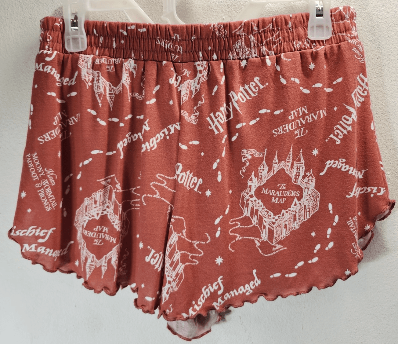 Harry Potter Women's Small Shorts All Over Graphic Casual Lounge Comfort - Thumbnail 6