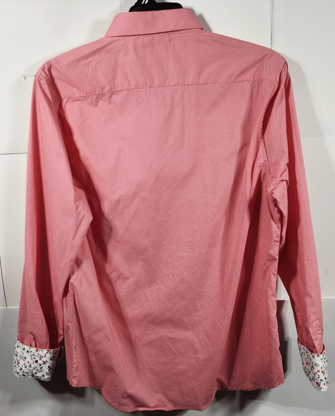 Cactus Man Ricky Singh Red Polkadot Flip Cuff Long Sleeve Men’s Shirt Size L NEW - Thumbnail 6