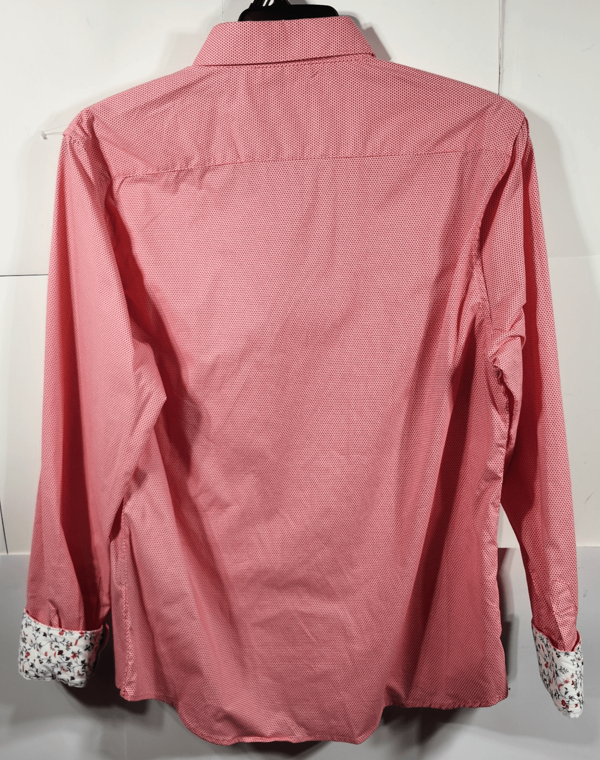 Cactus Man Ricky Singh Red Polkadot Flip Cuff Long Sleeve Men’s Shirt Size L NEW - Thumbnail 4
