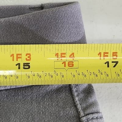 Time and Tru Women's M Jeggings Gray Denim Skinny Jeans Stretch Work Casual - Thumbnail 2
