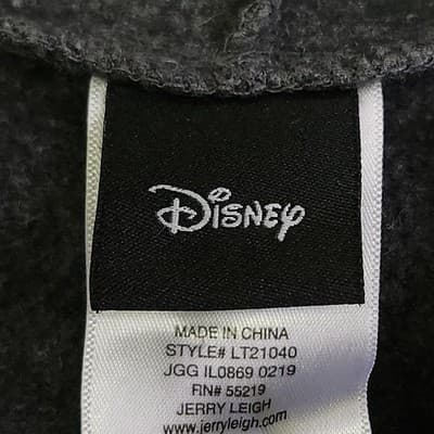 Disney Womens Minnie Mouse Hooded Sweatshirt Size 3X Gray Hoodie - Thumbnail 8