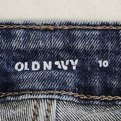 Old Navy High Rise O.G. Secret Smooth Pockets Denim Jeans Size 10 Straight Blue - Thumbnail 7
