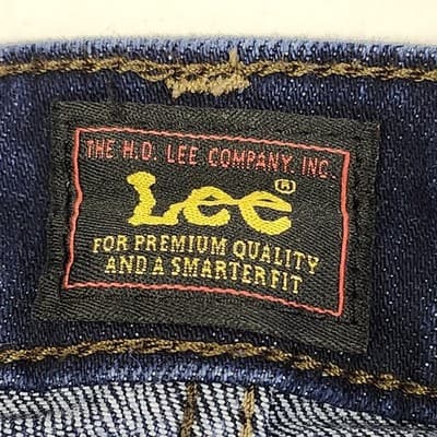 Lee Jeans Womens 12S Blue Denim Straight Leg Pants - Thumbnail 7