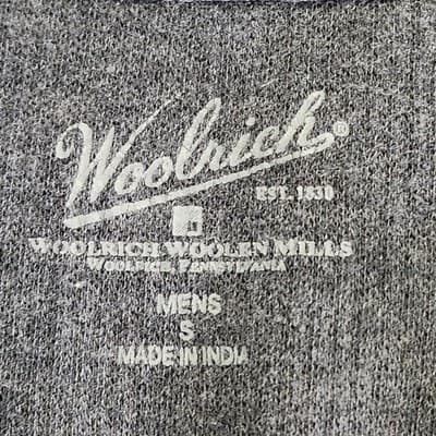 Woolrich 1/4 Zip Pullover Men's Size Small Gray Long Sleeve - Thumbnail 7