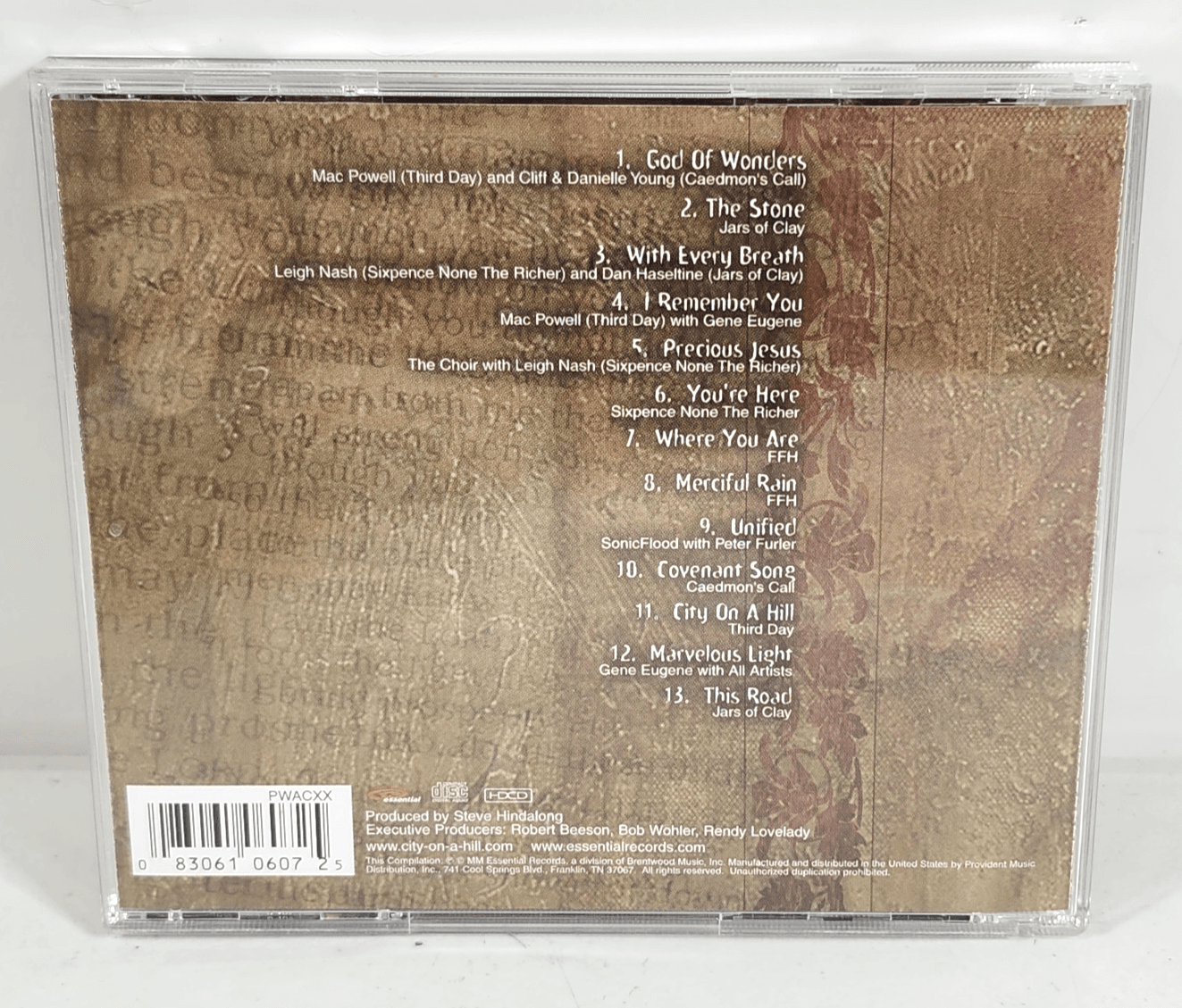 City on a Hill Songs of Worship Praise Audio CD By Various Artists 2000 - Thumbnail 3