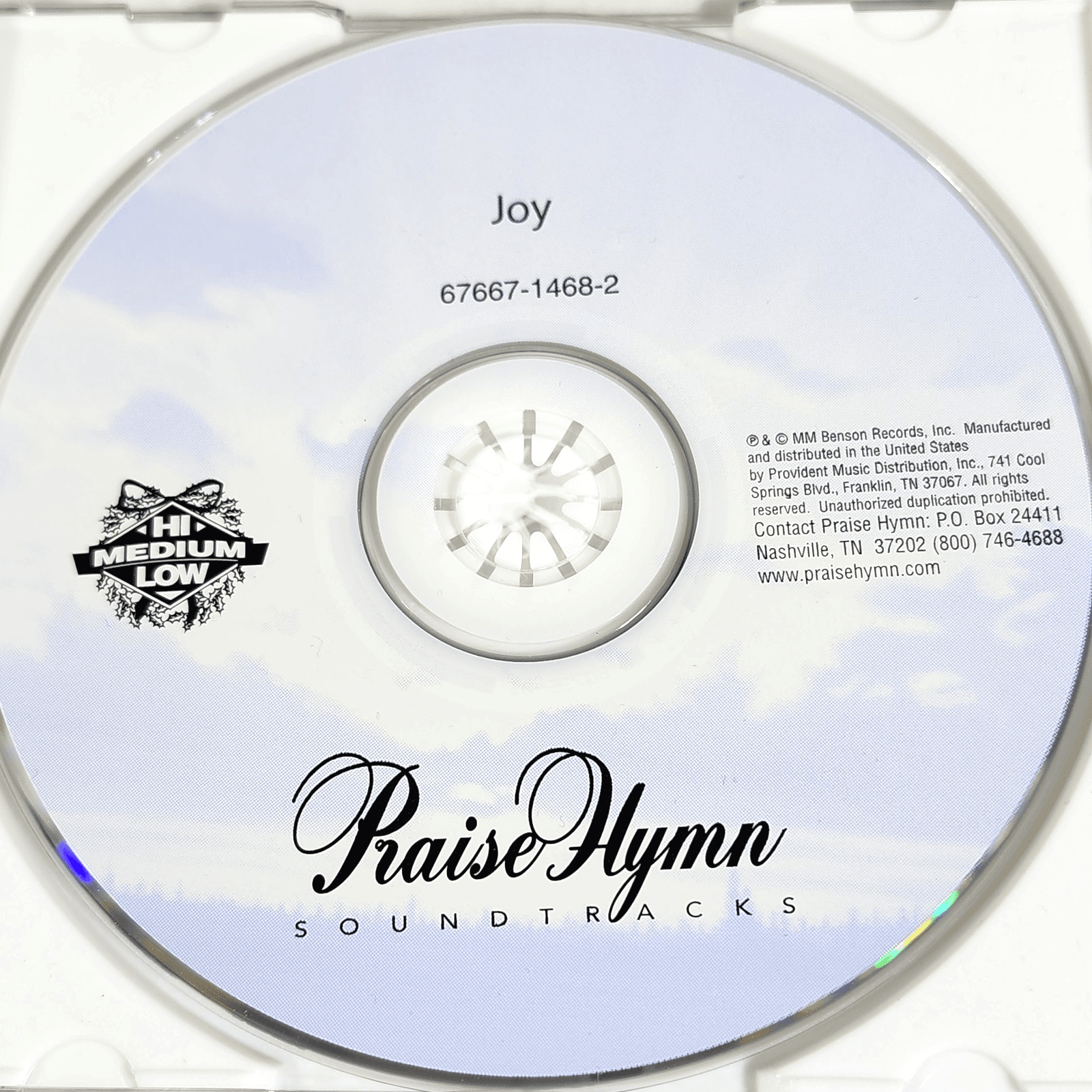 Joy Praise Hymn Soundtracks Music CD - Thumbnail 2