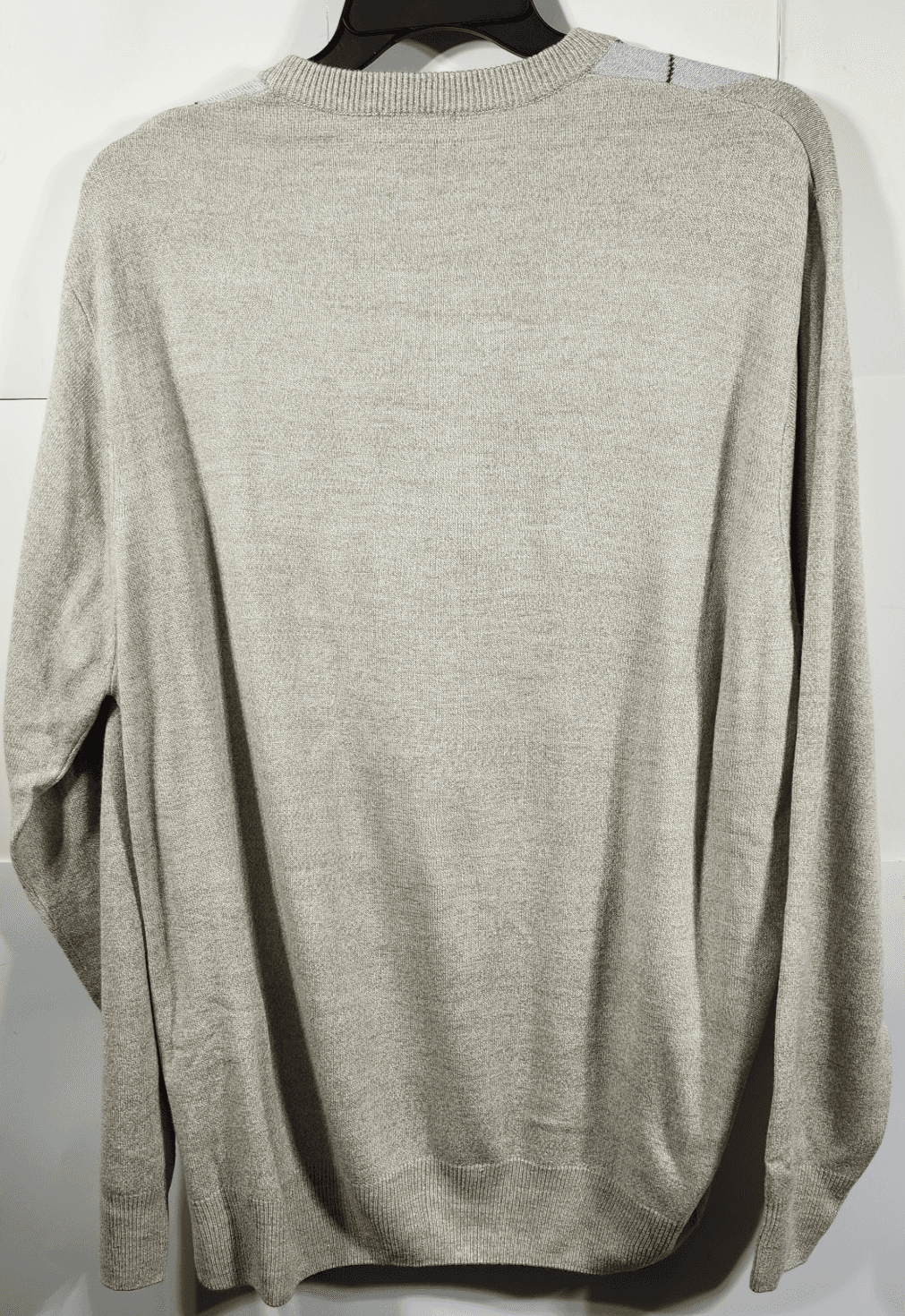 Dockers Sweater Mens 2XL Tall Diamond Pattern Knit Crewneck Pullover - Thumbnail 4