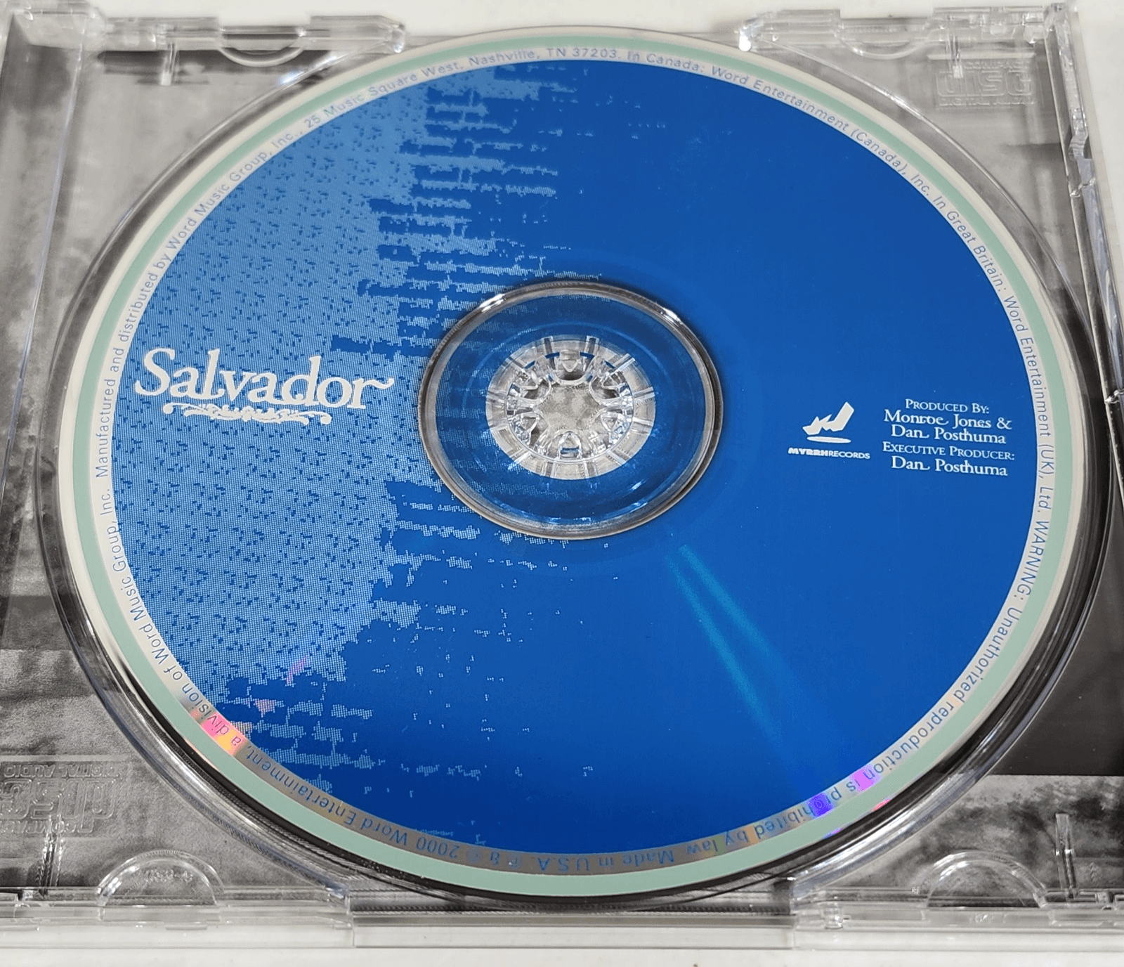 Salvador by Salvador Music CD 2002 Word Ent USA - Thumbnail 2