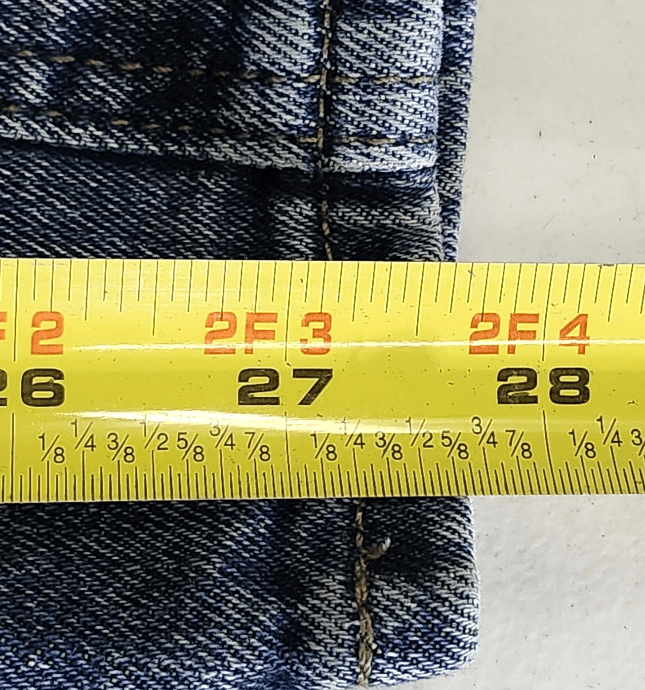 Old Navy High Rise O.G. Secret Smooth Pockets Denim Jeans Size 10 Straight Blue - Thumbnail 3