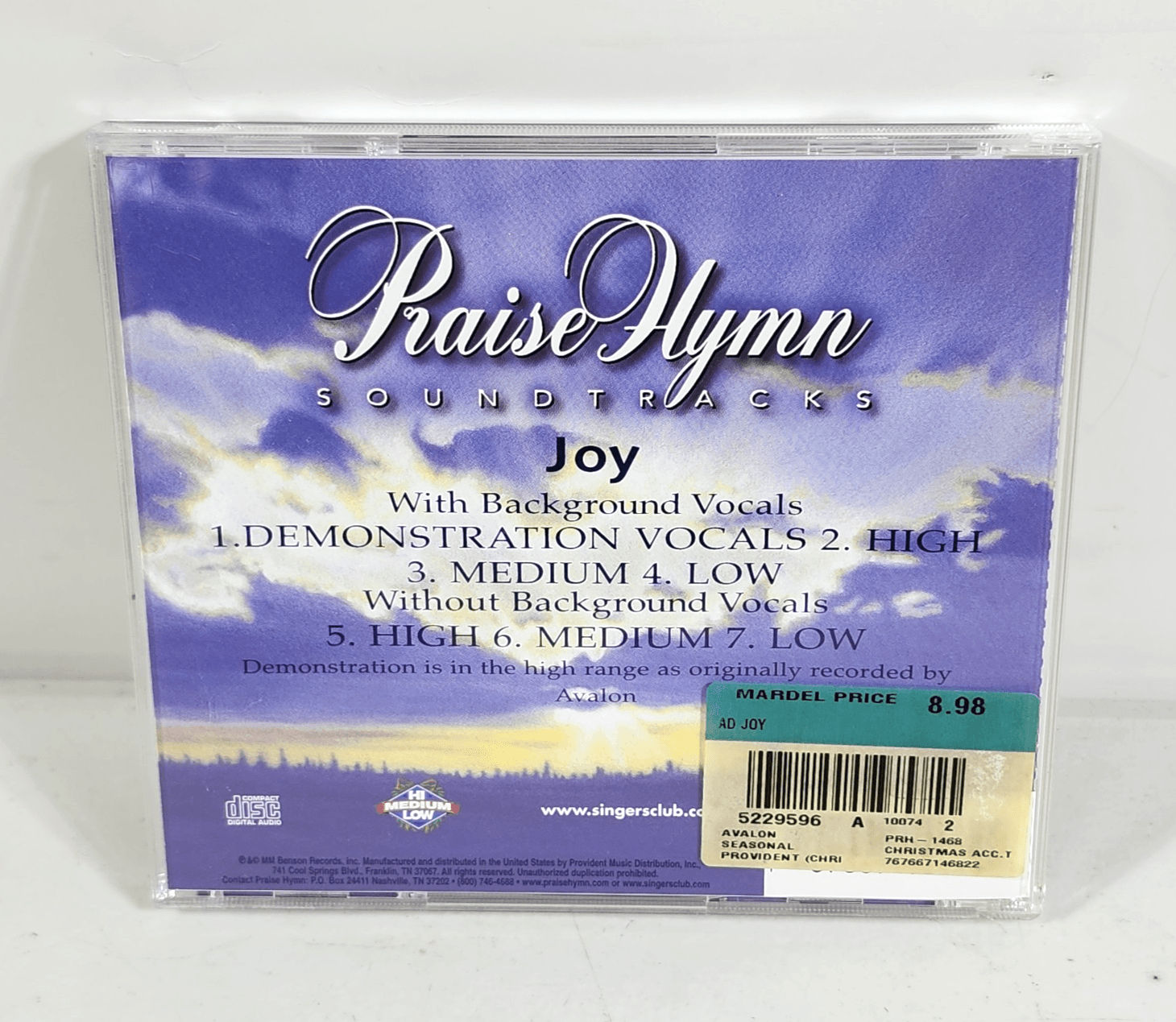 Joy Praise Hymn Soundtracks Music CD - Thumbnail 3