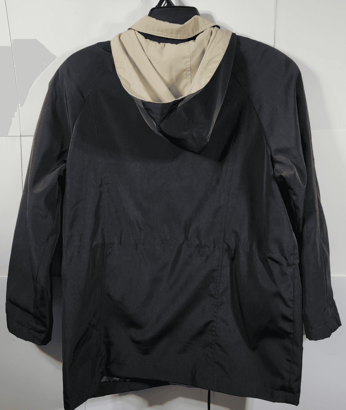 Mackintosh New England Womens Coat Large Black Hooded Jacket Full Zip - Thumbnail 6