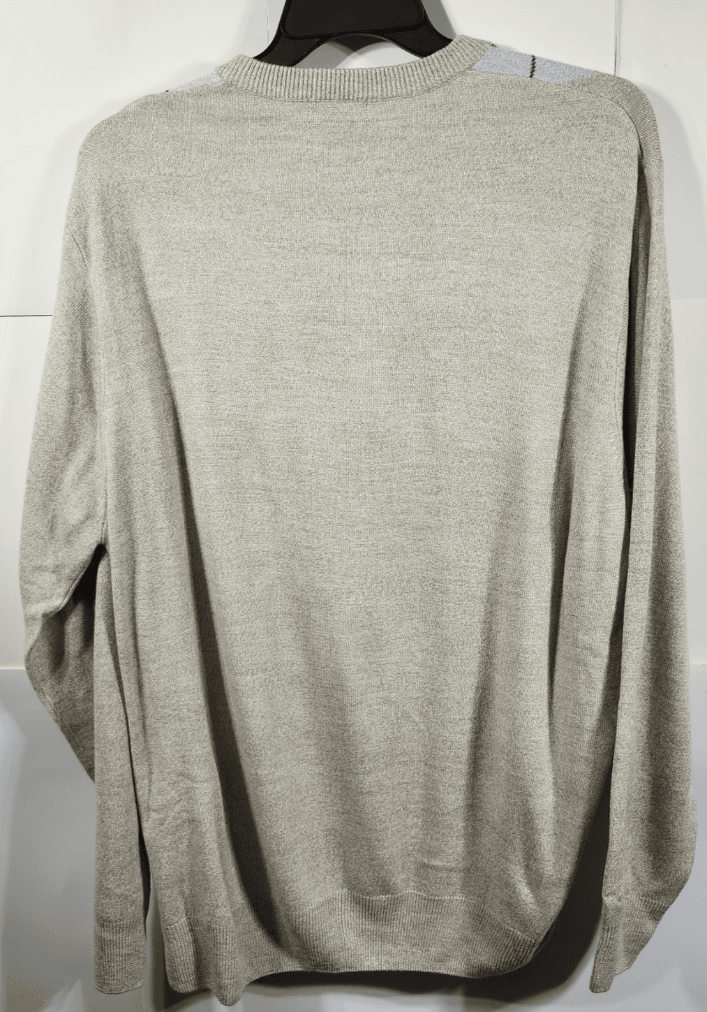 Dockers Sweater Mens 2XL Tall Diamond Pattern Knit Crewneck Pullover - Thumbnail 6