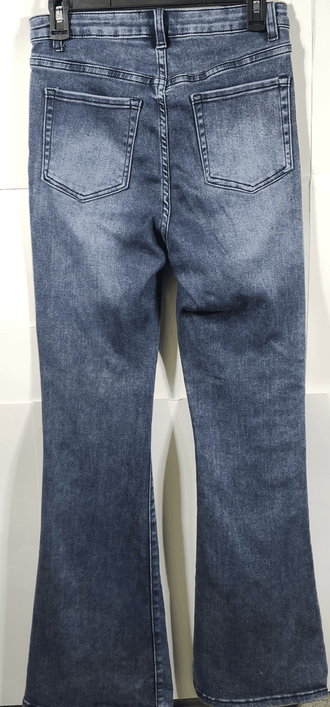 Skinny Fries Jeans Womens 7 Super High Rise Eloise Blue Denim - Thumbnail 4