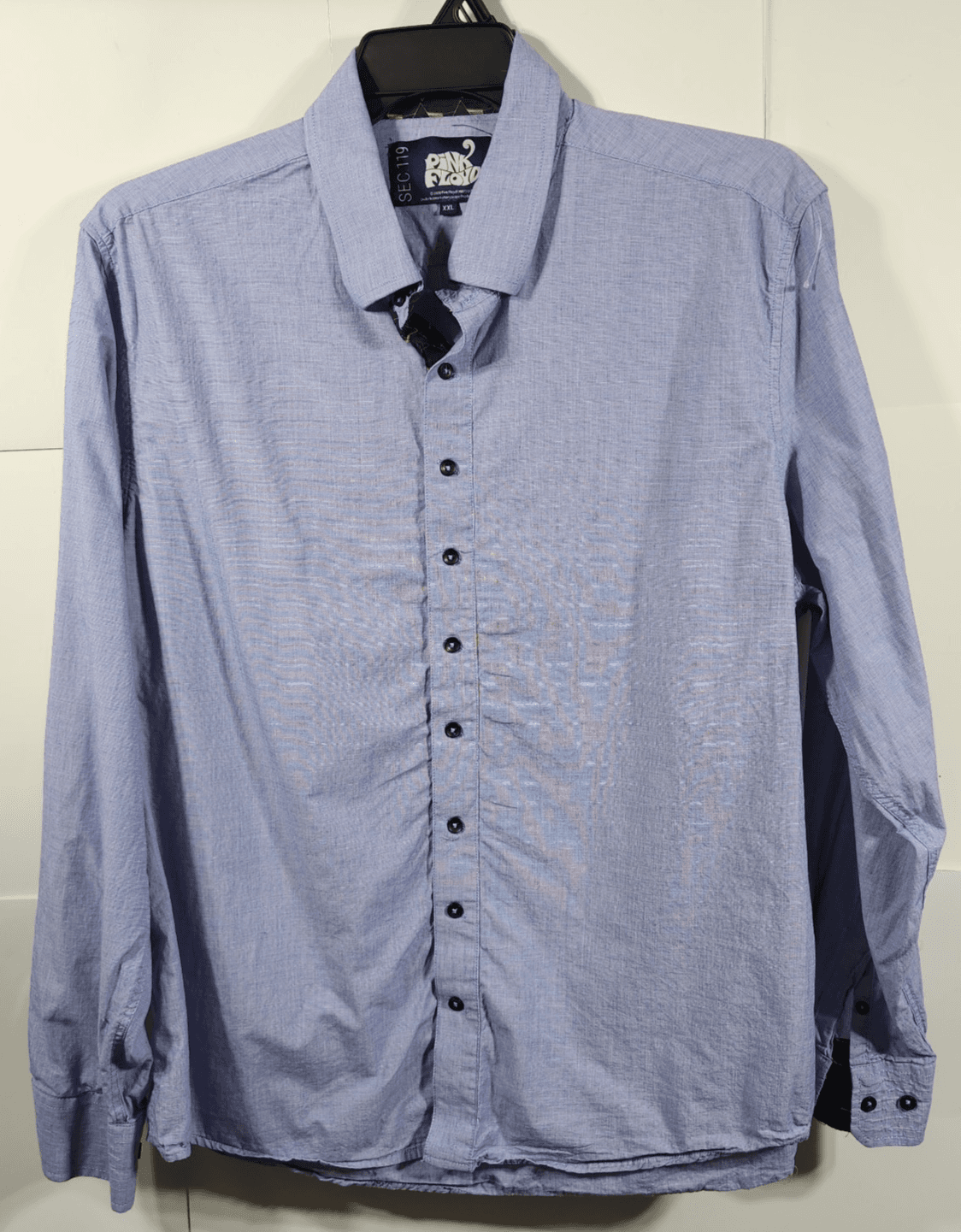 Sec 119 Pink Floyd Men's Shirt Long Sleeve Button Up XXL Blue - Thumbnail 5