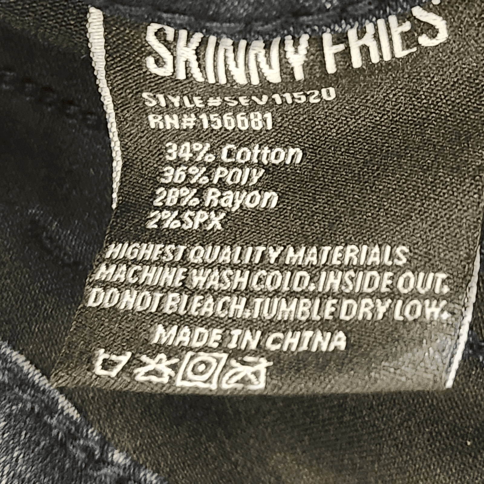 Skinny Fries Jeans Womens 7 Super High Rise Eloise Blue Denim - Thumbnail 9