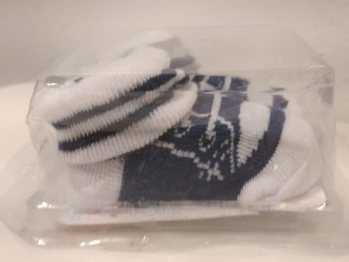 Infant Booties 0-12 Months Blue Tennis Shoes Socks Swiggles Baby Stripe White - Thumbnail 6