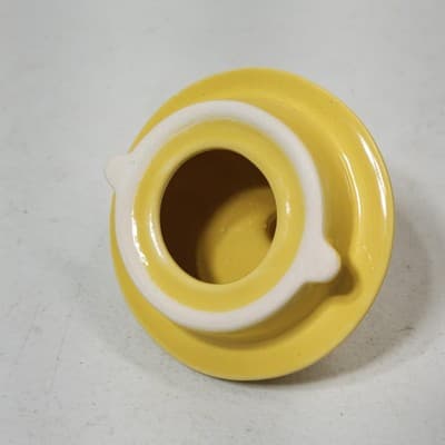 Vintage Christineholm Teapot Sweden 1970s Yellow Retro Kitchen Home Decor - Thumbnail 12