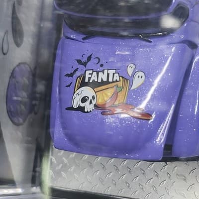 M2 Machines Fanta 1956 Ford F-100 Truck Custom Halloween 1/64 Toy Vehicle NEW - Thumbnail 4