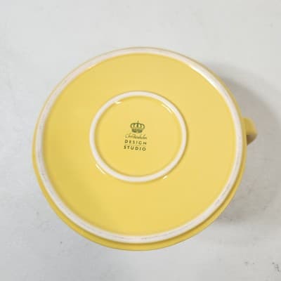 Vintage Christineholm Teapot Sweden 1970s Yellow Retro Kitchen Home Decor - Thumbnail 14