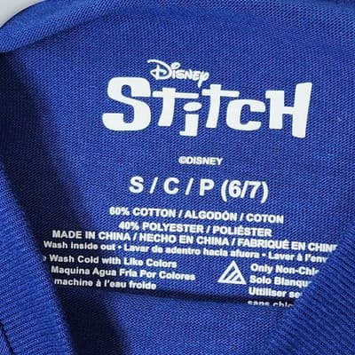 Disney Lilo & Stitch "Up To Snow Good" Graphic T-shirt Boys Size Small NEW - Thumbnail 7