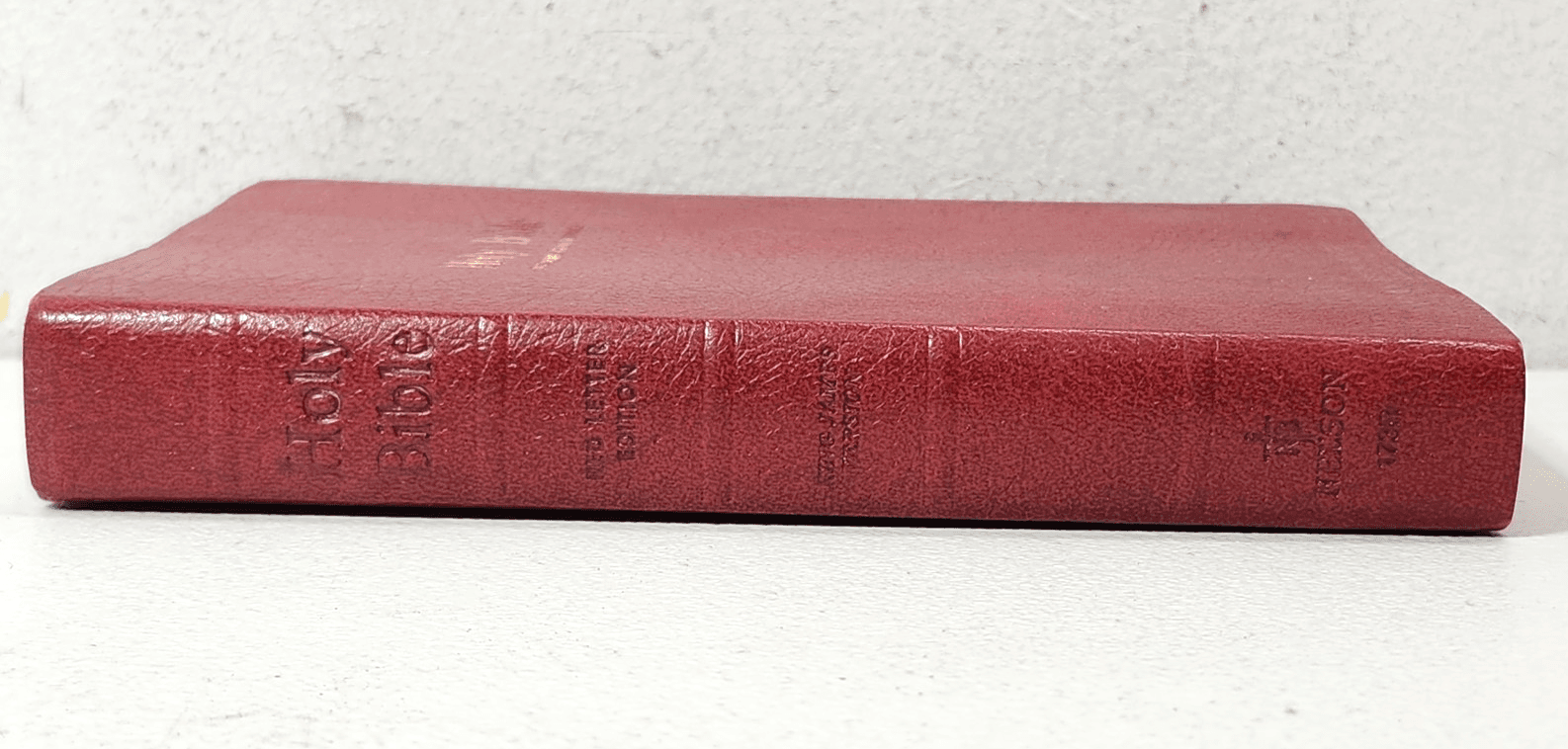 Holy Bible Red Letter Dictionary Concordance KJV Nelson Bonded Leather 1977 - Thumbnail 7