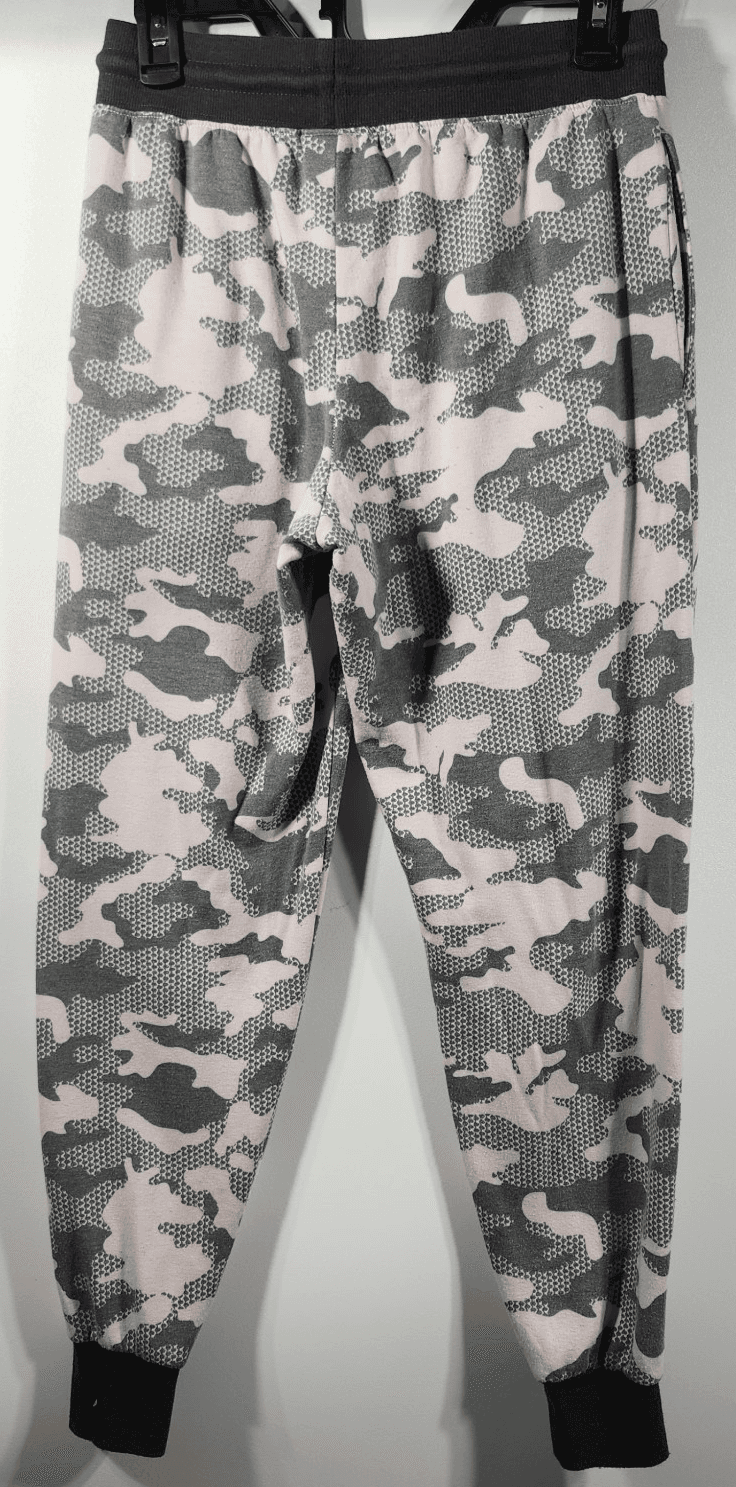 Reebok Sweatpants Women's Small Pink Camouflage Drawstring Pocket Waistband - Thumbnail 4