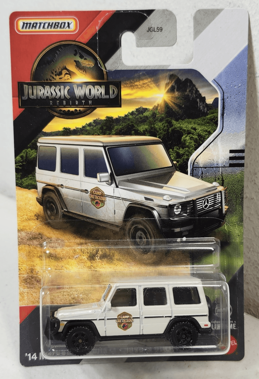 Matchbox Jurassic World Rebirth '14 Mercedes Benz G 550 1/64 Toy Vehicle NEW