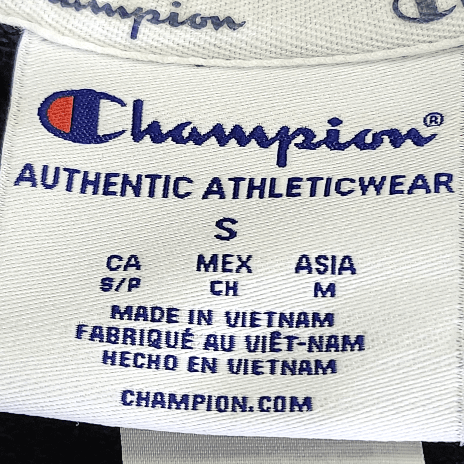 Champion Women's Long Sleeve 1/4 Zip Pullover Sweatshirt Size Small Black - Thumbnail 8