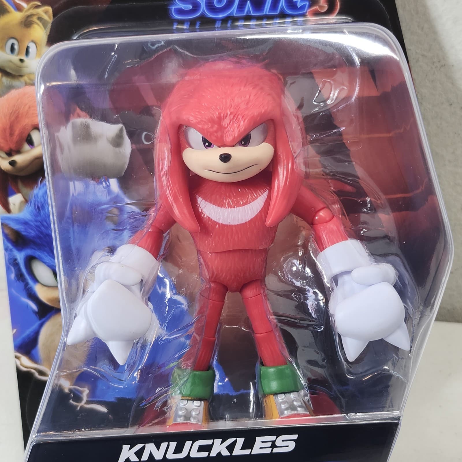 Sonic 3 Movie Knuckles Action Figure Kids Toy Jakks Pacific NEW - Thumbnail 2