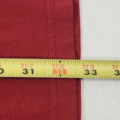 Nautica Shirt Men's Size XXL Red Long Sleeve Pull Over - Thumbnail 3