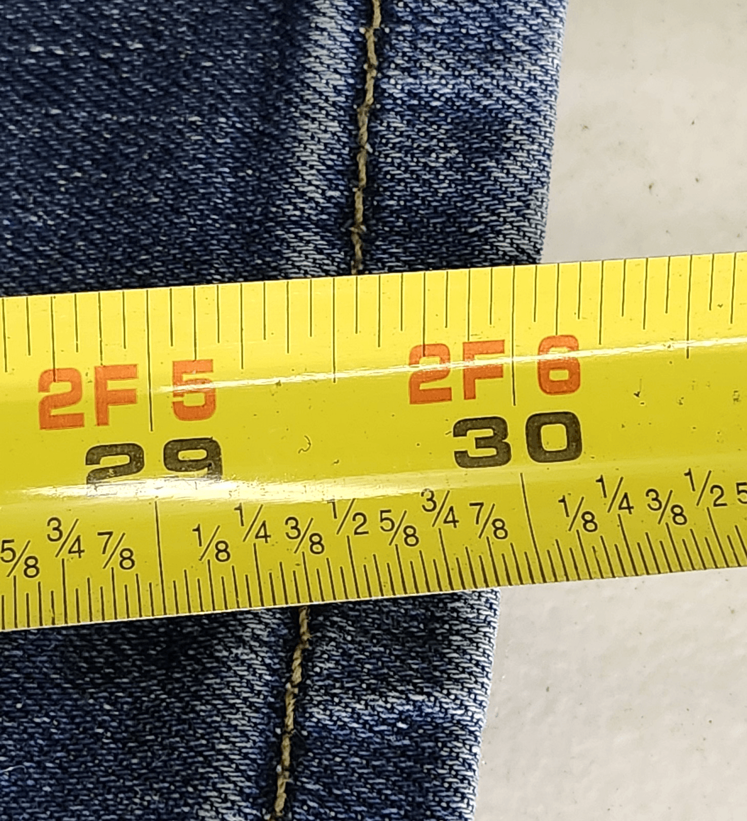 Wrangler Men's Athletic Fit Jeans Size 28 X 30 Blue Denim Pants - Thumbnail 3