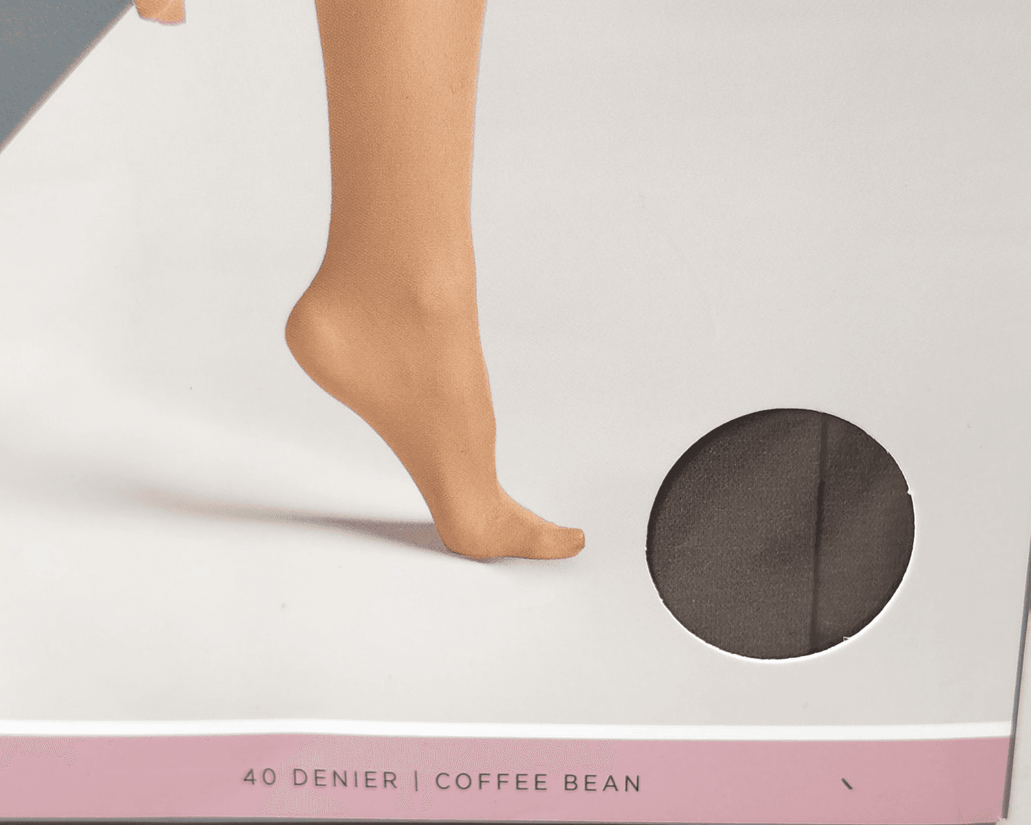 Silk Impressions Pantyhose 2 Pack Small Coffee Bean 40 Denier High Support Sheer - Thumbnail 3