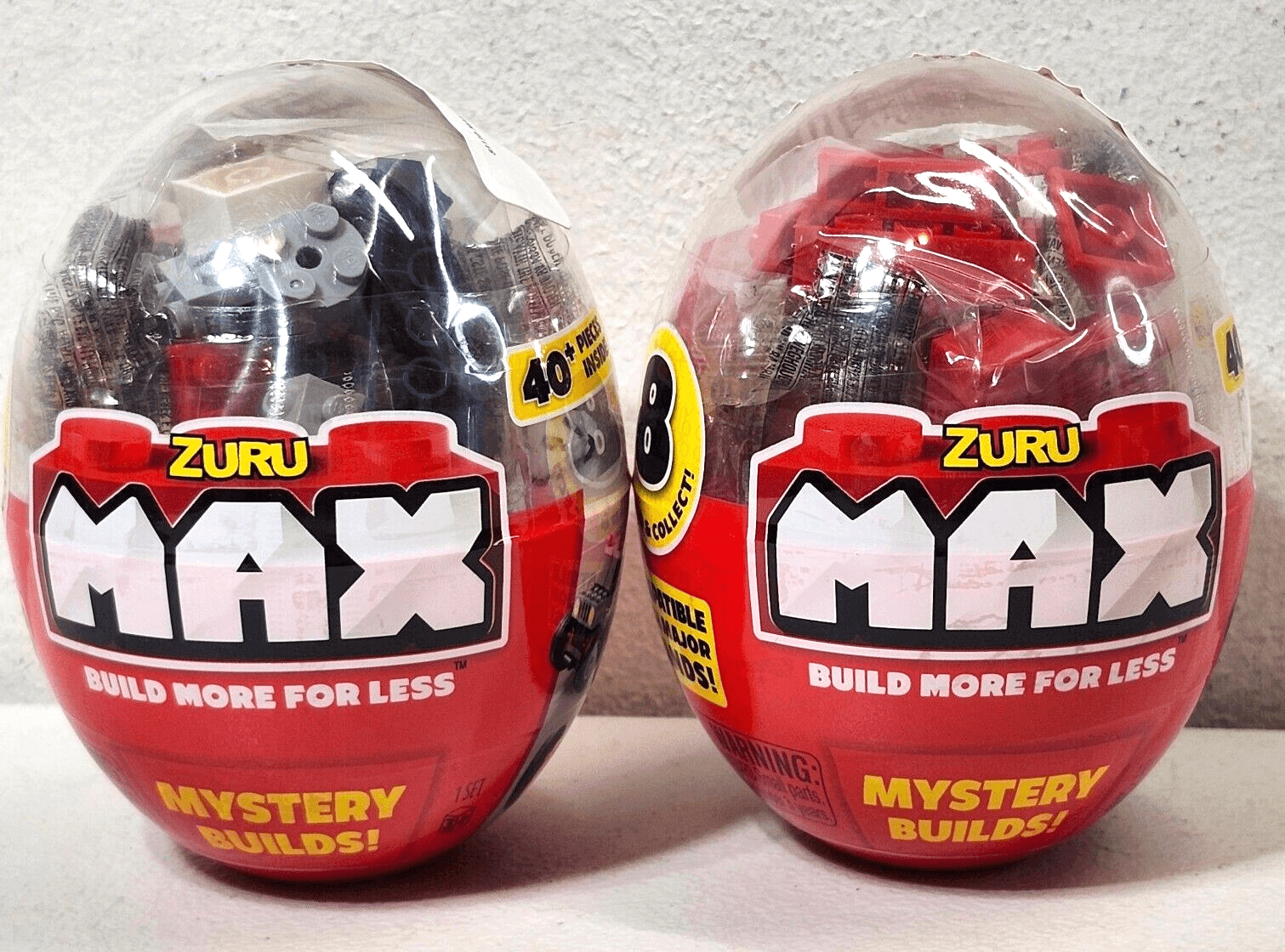 ZURU Max Mystery Builds Kids Toy Car Vehicle Plane 40+ Pieces Inside NEW