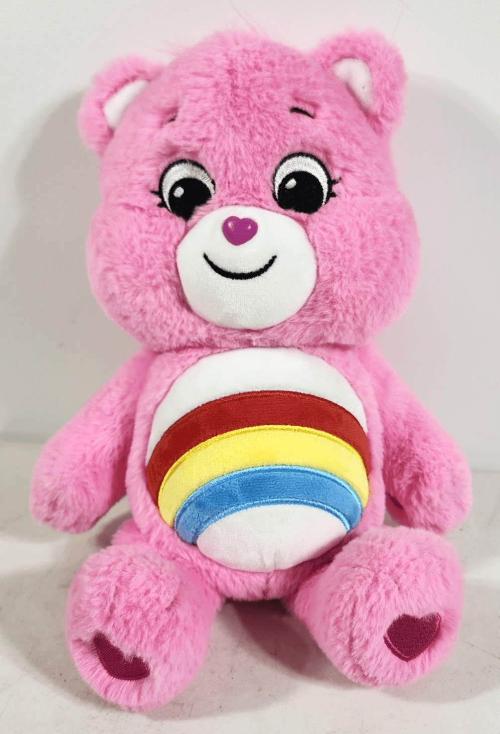 Care Bears Cheer Bear 13" Rainbow Pink Plush Stuffed Animal 2020 Model