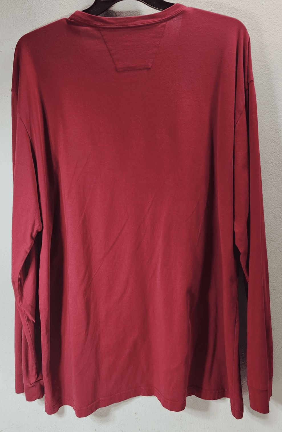 Nautica Shirt Men's Size XXL Red Long Sleeve Pull Over - Thumbnail 6