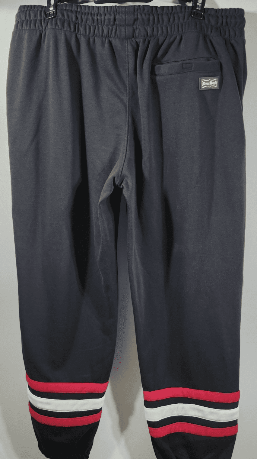 Dogg Supply Snoop Jogger Sweatpants Men's 3XL Black Red Streetwear NEW - Thumbnail 4