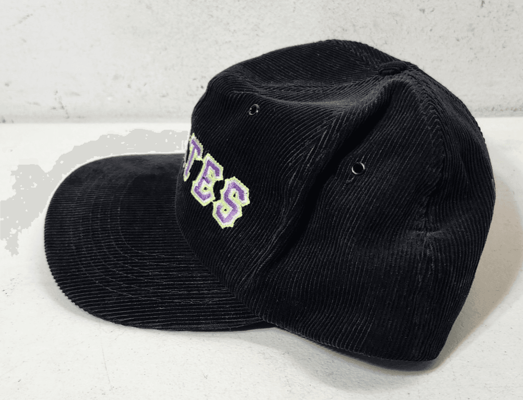 Vintage MLB Pittsburgh Pirates Snapback Hat Baseball Trucker Cap Corduroy Neon - Thumbnail 4