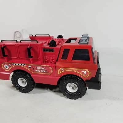 Tonka NO.5 Fire Department Truck 21" Red Toy Vehicle Missing Ladder - Thumbnail 7
