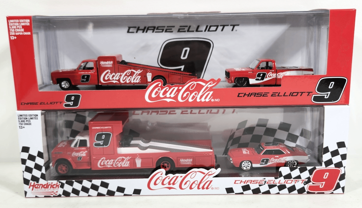 M2 Haulers Lot Chase Elliott Coca-Cola Chevy Cheyenne Super 10 Camaro Toy NEW