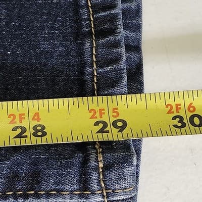 Levi's Women's 8 Curvy Bootcut Jeans Blue Denim Dark Wash Pants - Thumbnail 3