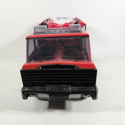 Tonka NO.5 Fire Department Truck 21" Red Toy Vehicle Missing Ladder - Thumbnail 8